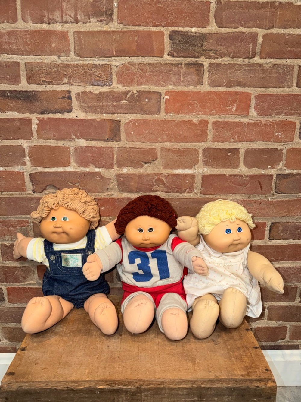 Vintage 80s‎ Set of 3 Cabbage Patch Kid  Dolls Y2K Retro Collectibles